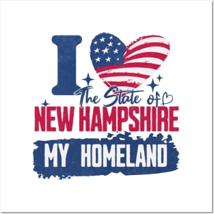 New Hampshire my homeland Posters and Art